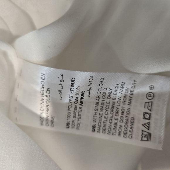 White House Black Market White Ruffle Blouse - Picture 13 of 13